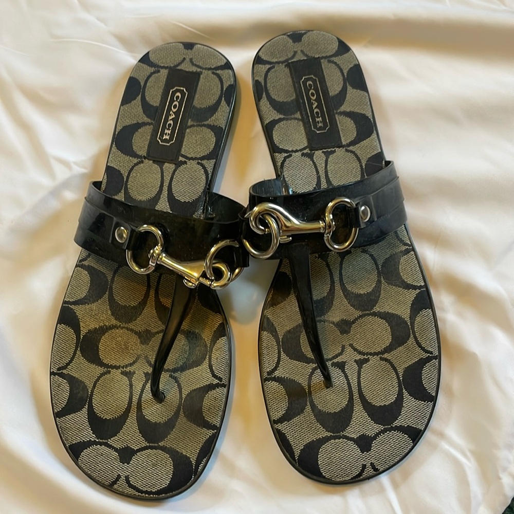 Coach flip-flops